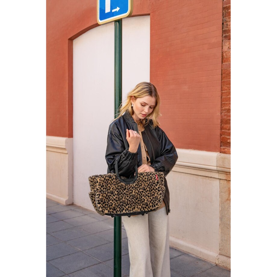 Torba LOOPSHOPPER M, leo fake fur