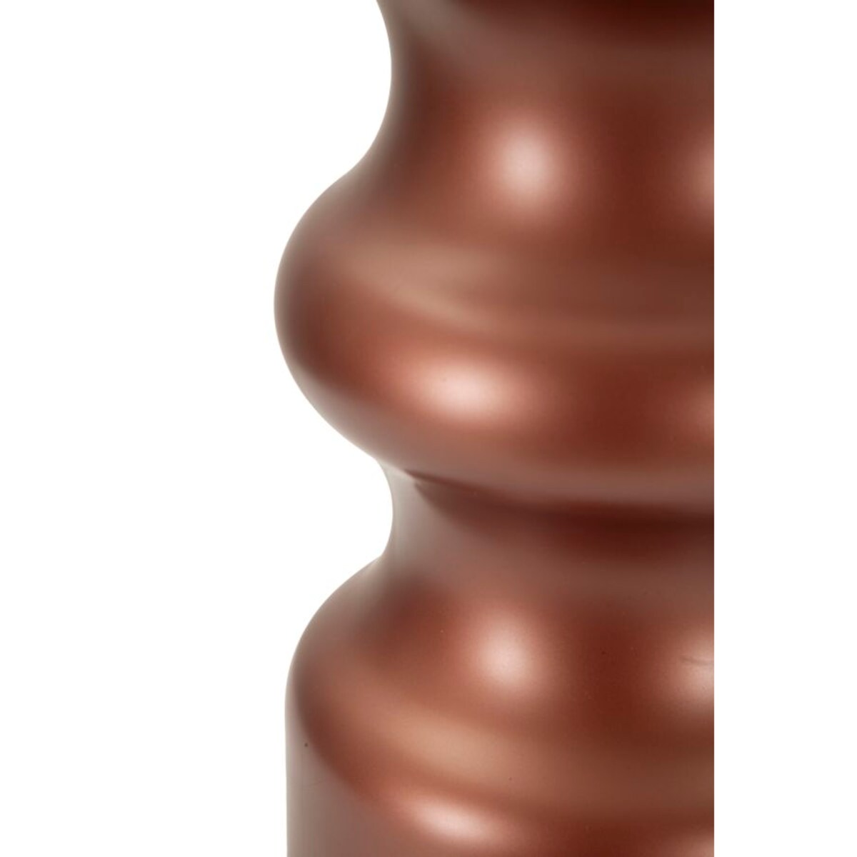 Lampa stołowa Rosenthal - H, kolor brązowy i złoty, szkło i żelazo, 40,5 x 40,5 x 69,5 cm, 1 x E27, styl glamour, do salonu i sypialni, Mauro Ferretti