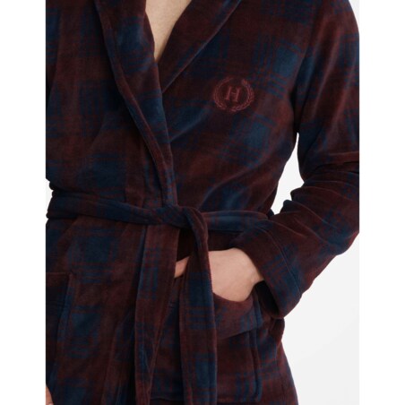 Szlafrok Undergo 40985-83X Bordowy Bordowy, XL