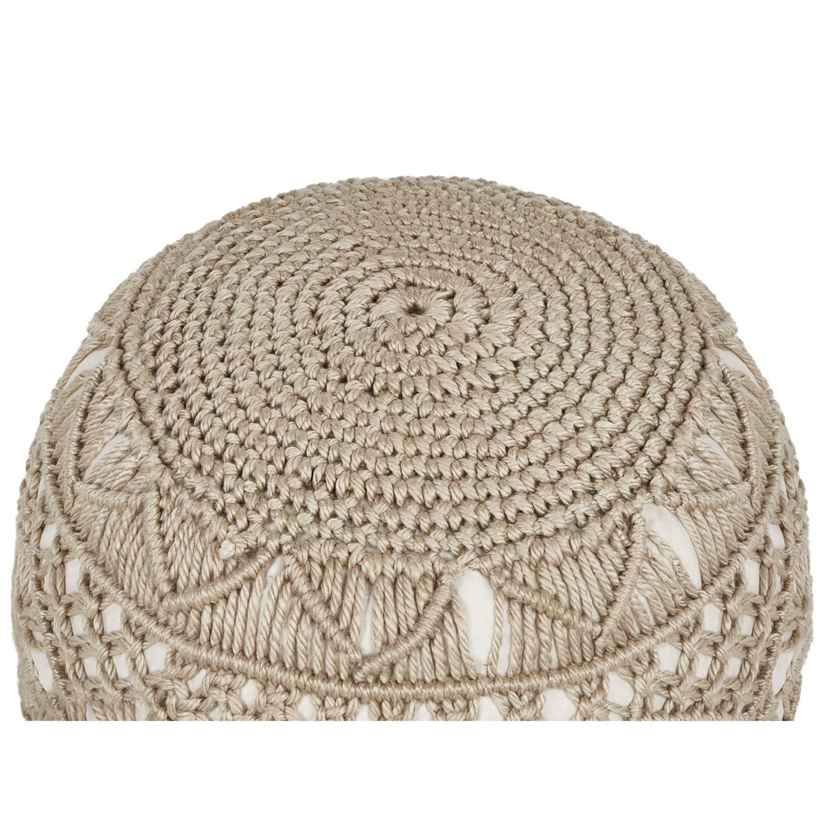 Puf AADHI Beżowy 50 cm 50 cm