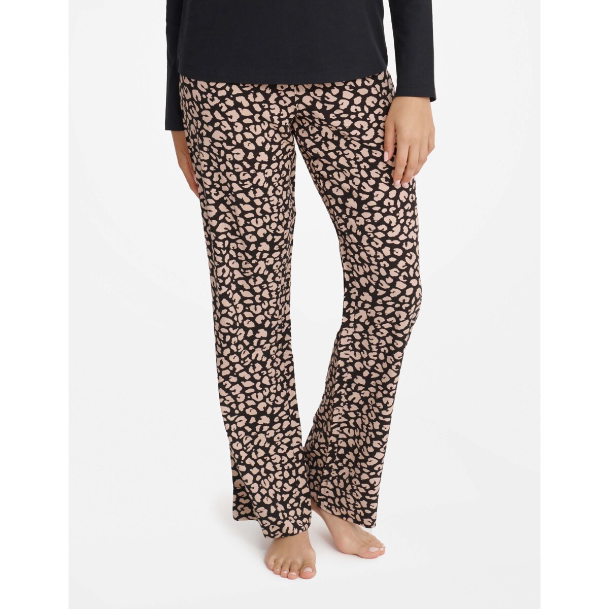 Piżama Gino 40935-99X Czarna Czarny, XL