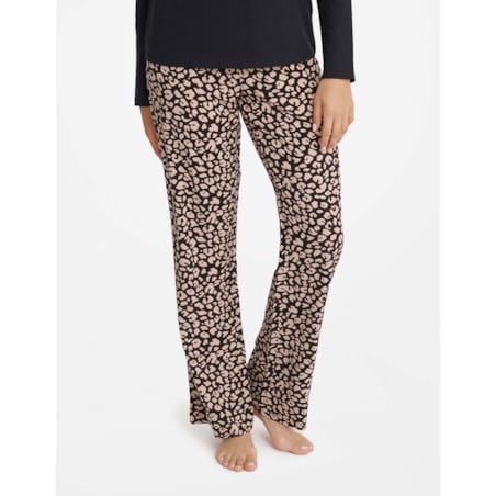 Piżama Gino 40935-99X Czarna Czarny, XL