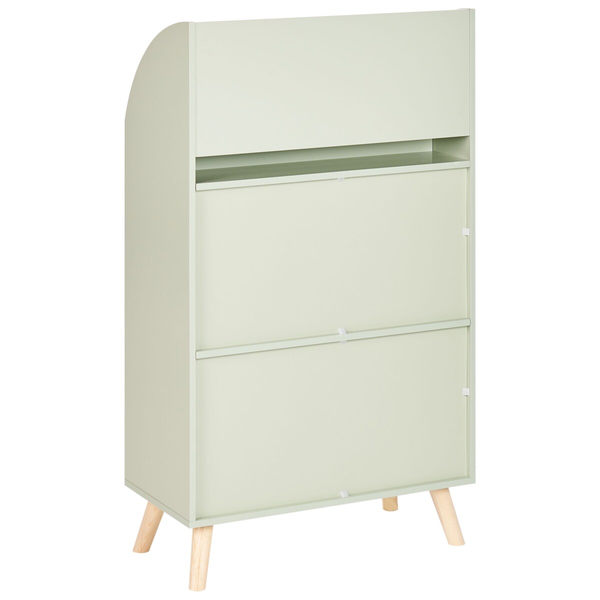 Regał 3 półki MDF Jasnozielony LILOET