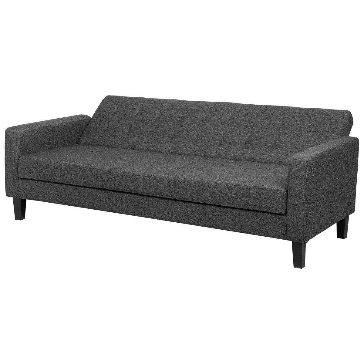 Sofa rozkładana ciemnoszara VEHKOO