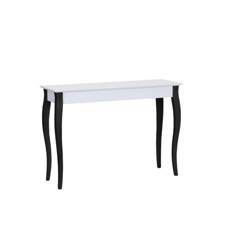 Konsola LILLO 105x35 biała/czarna
