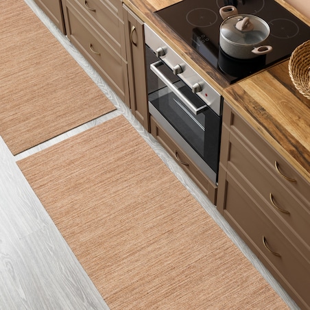 Chodnik antypoślizgowy Siena 75x160 cm e-floor brązowy, karmelowy