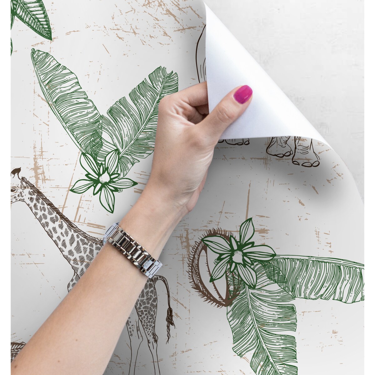 Tapeta Zwierzęta sawanny, 416x254cm