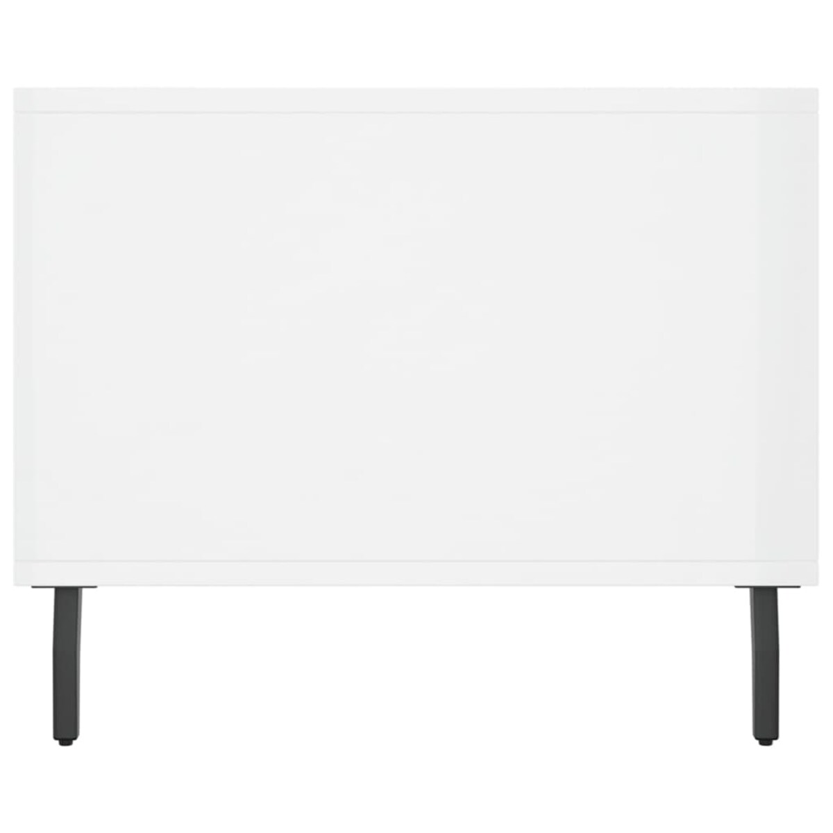 vidaXL Stolik kawowy, biały o wysokim połysku, 90x50x40 cm