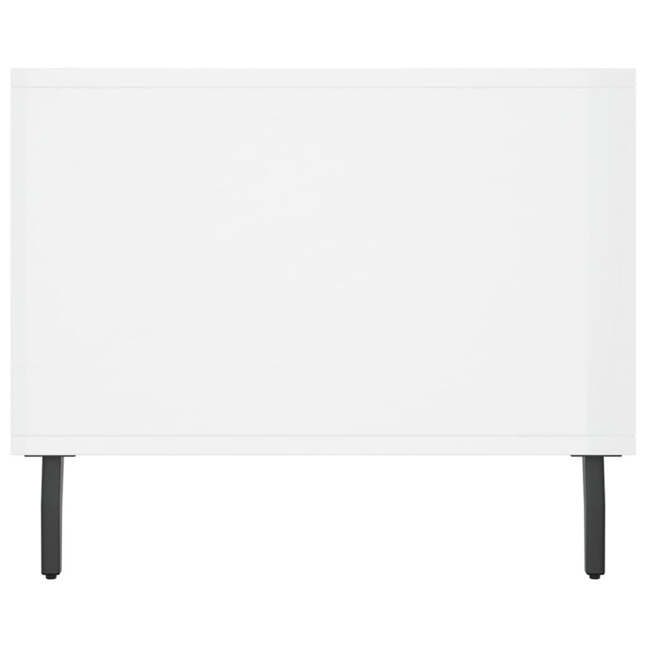 vidaXL Stolik kawowy, biały o wysokim połysku, 90x50x40 cm