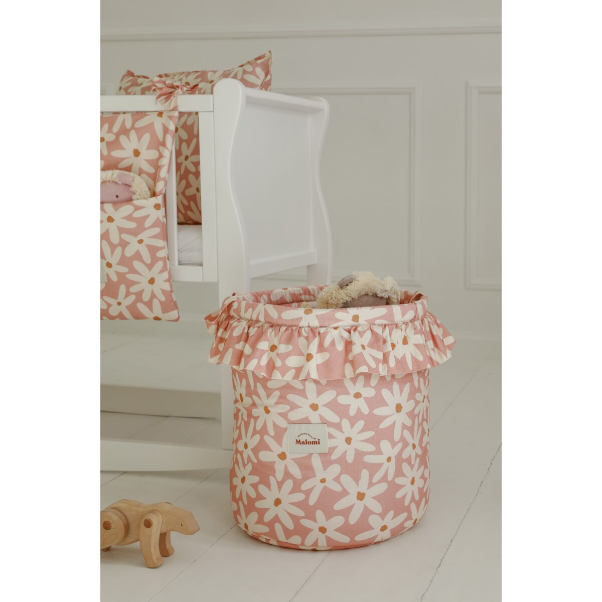 Kosz na zabawki Blush Daisy