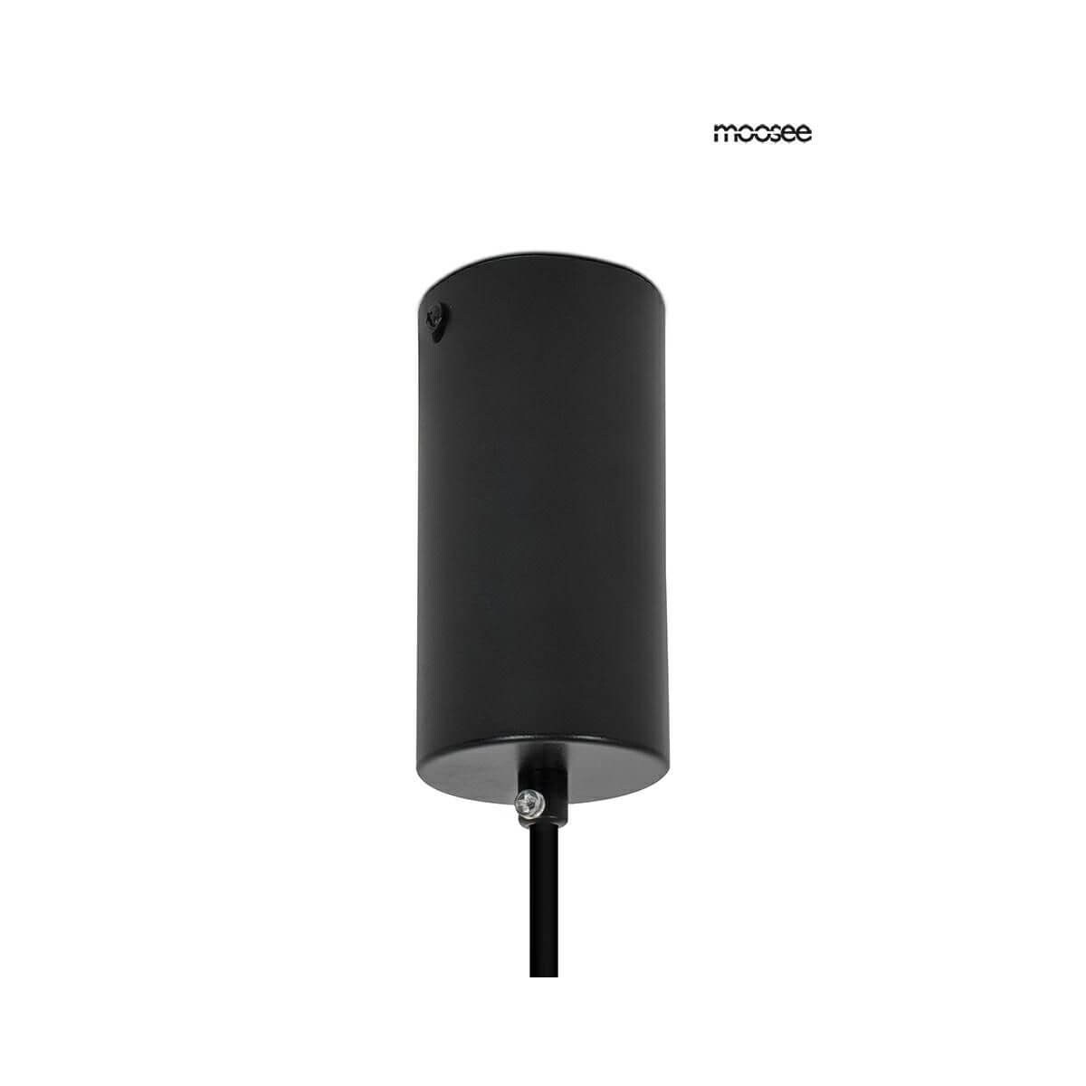 Pokojowa lampa wisząca Ombre listwa nad stół LED 14W czarna