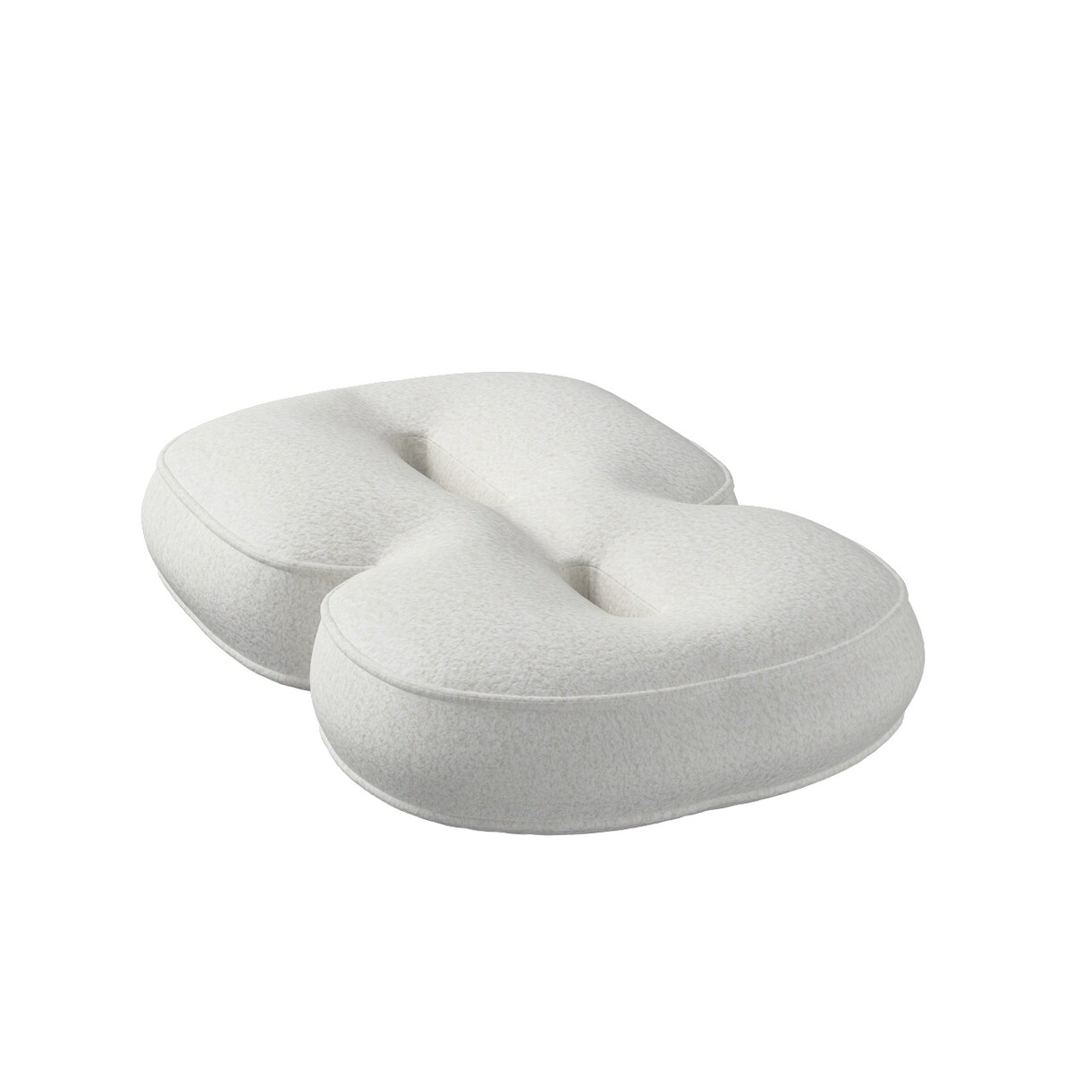 Poduszka Cyferka 8, biały, 25 x 40 cm, Boucle