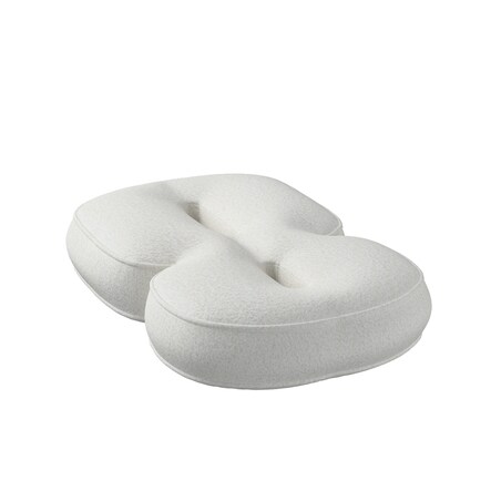 Poduszka Cyferka 8, biały, 25 x 40 cm, Boucle