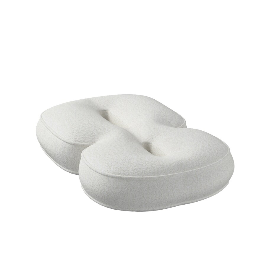 Poduszka Cyferka 8, biały, 25 x 40 cm, Boucle