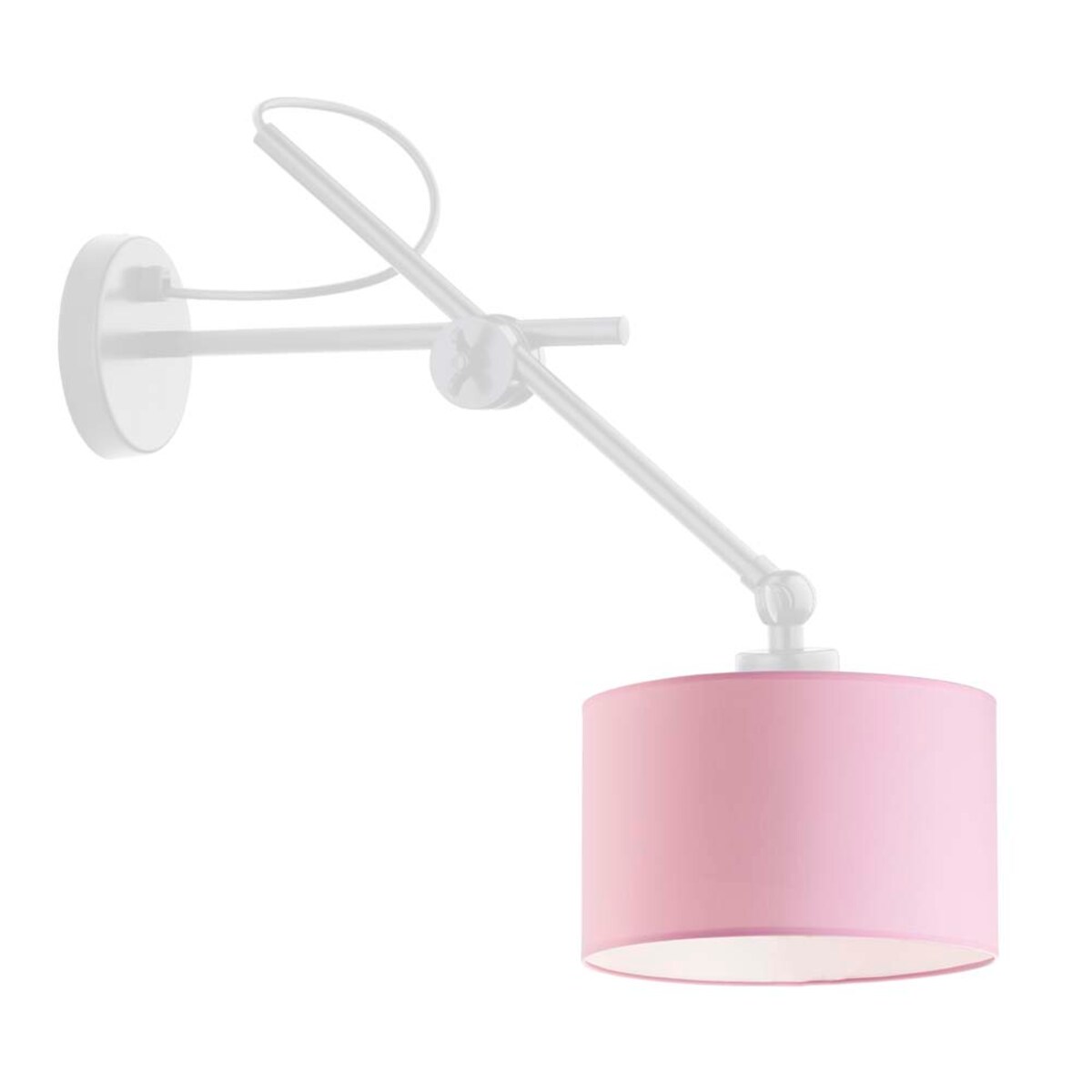 Kinkiet przegubowy lampa ścienna lampa na ścianę regulowany z abażurem walec MODERN