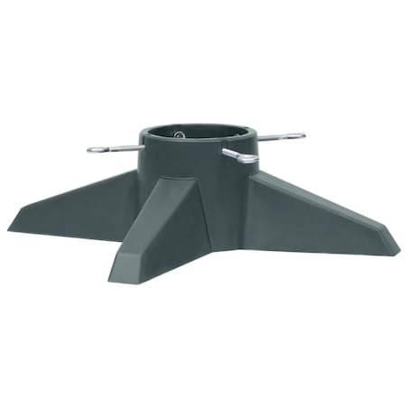 vidaXL Stojak pod choinkę, zielony, 55,5 x 55,5 x 15 cm