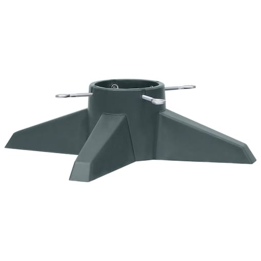 vidaXL Stojak pod choinkę, zielony, 55,5 x 55,5 x 15 cm