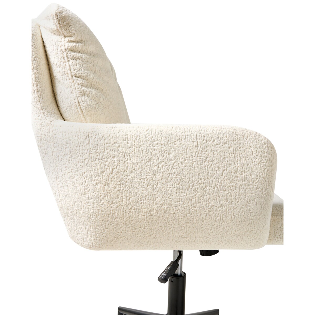 Krzesło obrotowe ALPINE Boucle Złamana biel