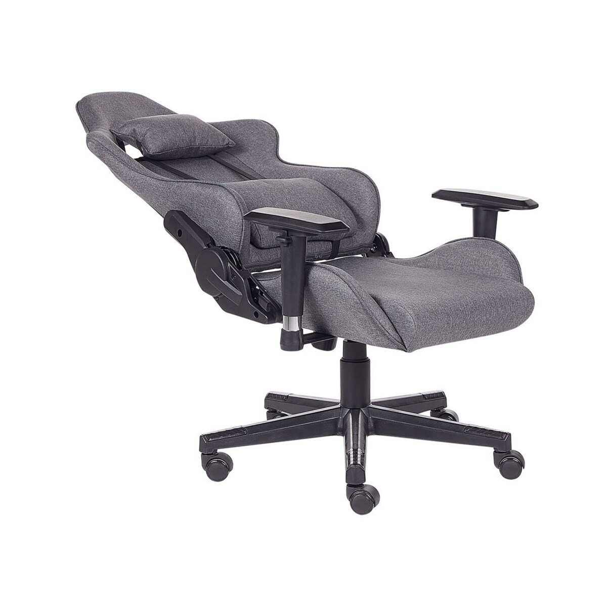 Krzesło biurowe regulowane ciemnoszare WARRIOR