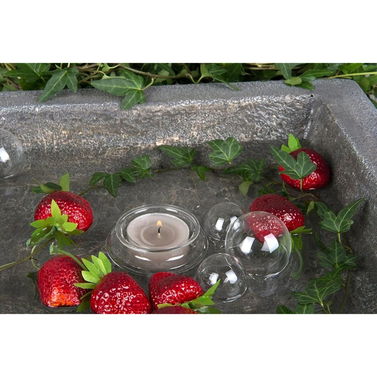 SZTUCZNE TRUSKAWKI 10 szt. JAK ŻYWE pływająca ozdoba wodoodporne zestaw