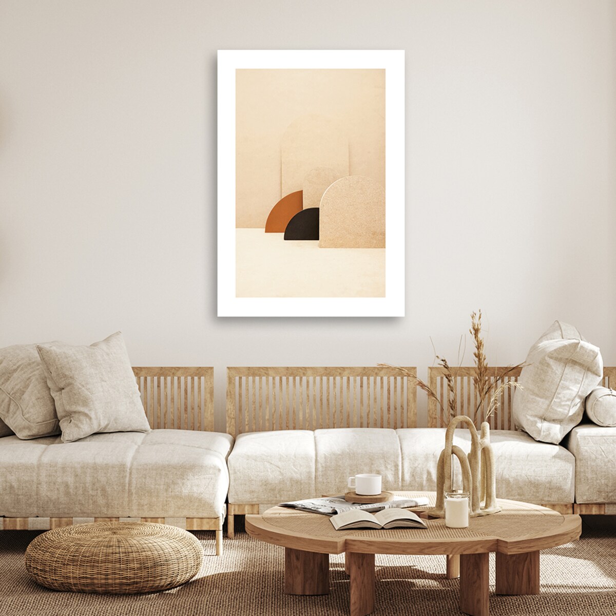 Feeby Obraz na płótnie, Okrągłe kształty 40x60