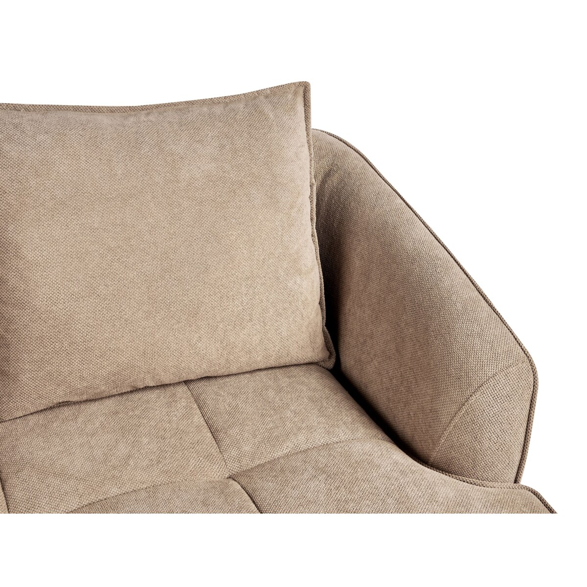 Sofa 2-osobowa brązowa HOBRO