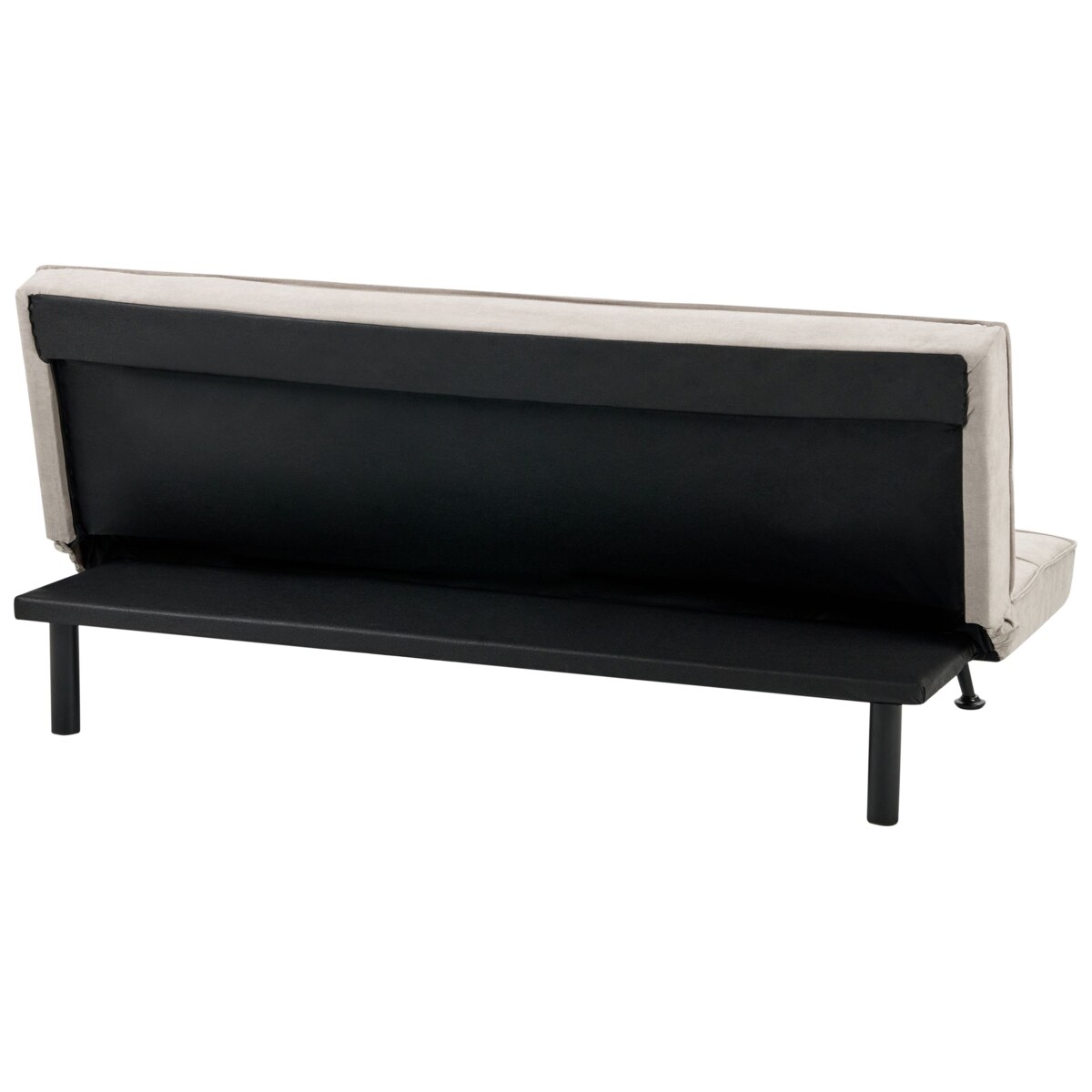 Sofa rozkładana HASLE Beżowy Tkanina