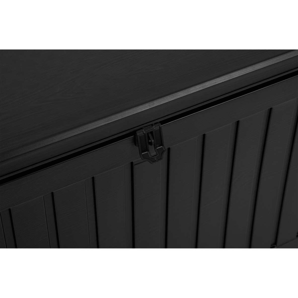 Skrzynia ogrodowa balkonowa 109x51,5x55 cm 270 litrów czarna Plonos