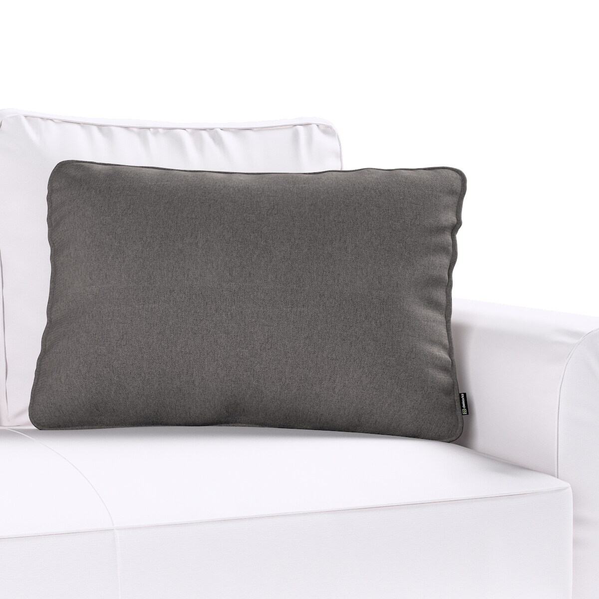 Poszewka Gabi na poduszkę prostokątna 60x40 grafitowy