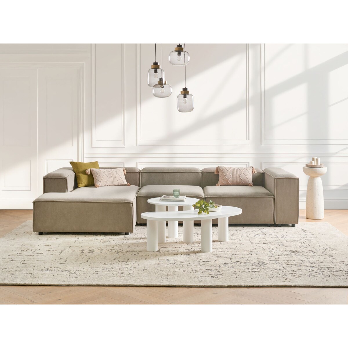 Sofa narożna ARDAL Beżowoszary