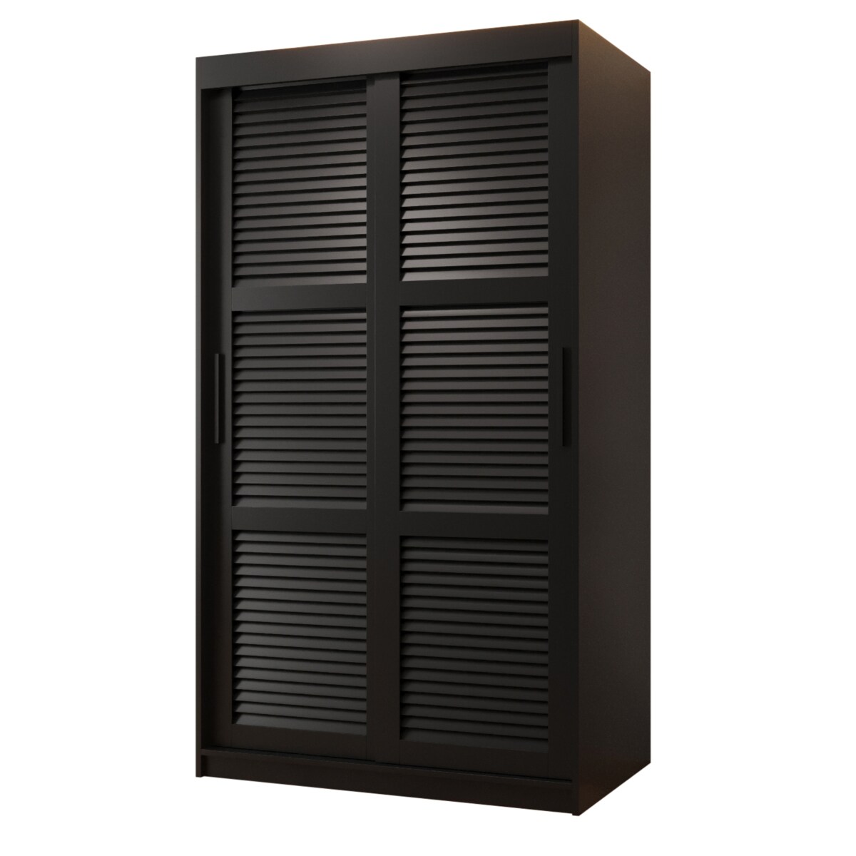 Szafa przesuwna Garderoba ŻALUZJA 100 czarny