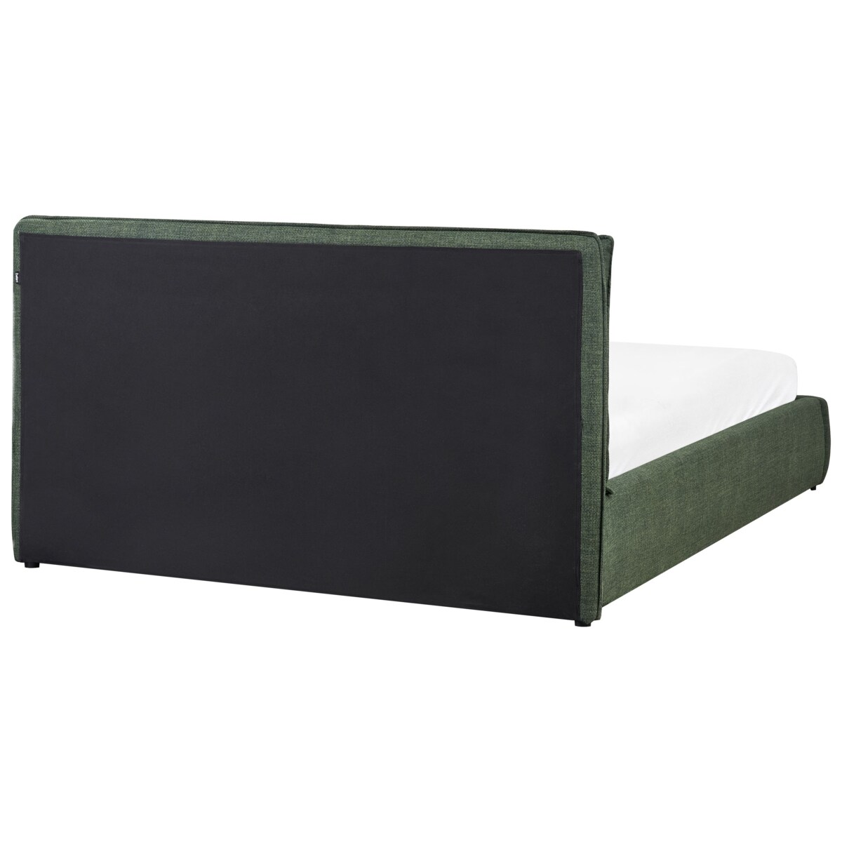 Łóżko z pojemnikiem BAJONNA 160 x 200 cm Ciemnozielony