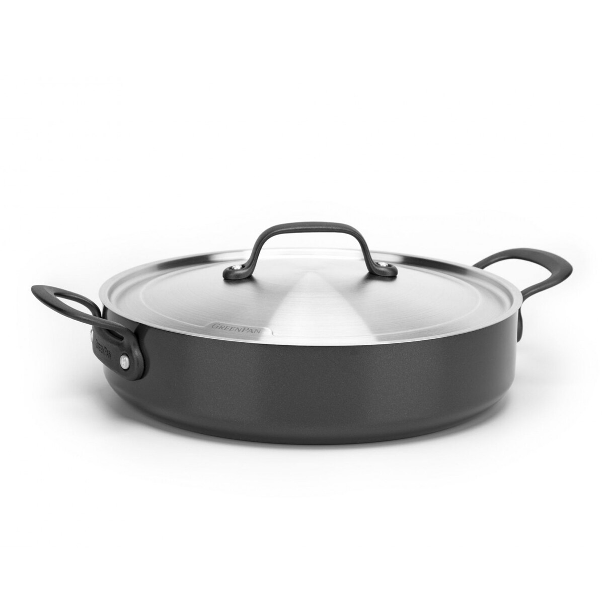 Patelnia głęboka z pokrywką CRAFT 30 cm / GreenPan