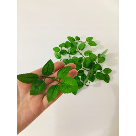 10x MAŁE SZTUCZNE LISTKI do kwiatów mydlanych bukietów stroika zielone róży