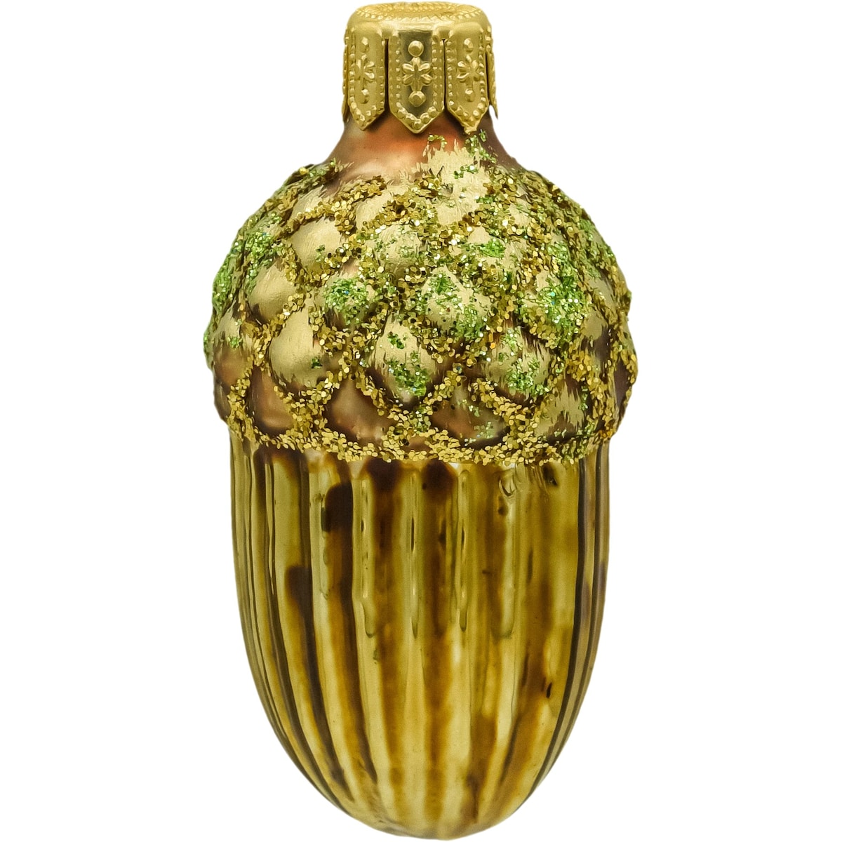 Bombka choinkowa szklana - ręcznie malowana