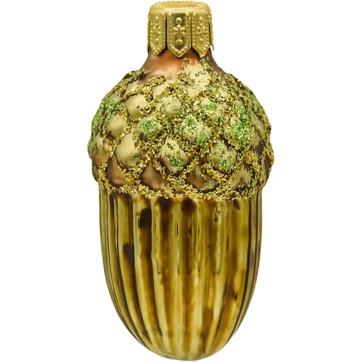 Bombka choinkowa szklana - ręcznie malowana