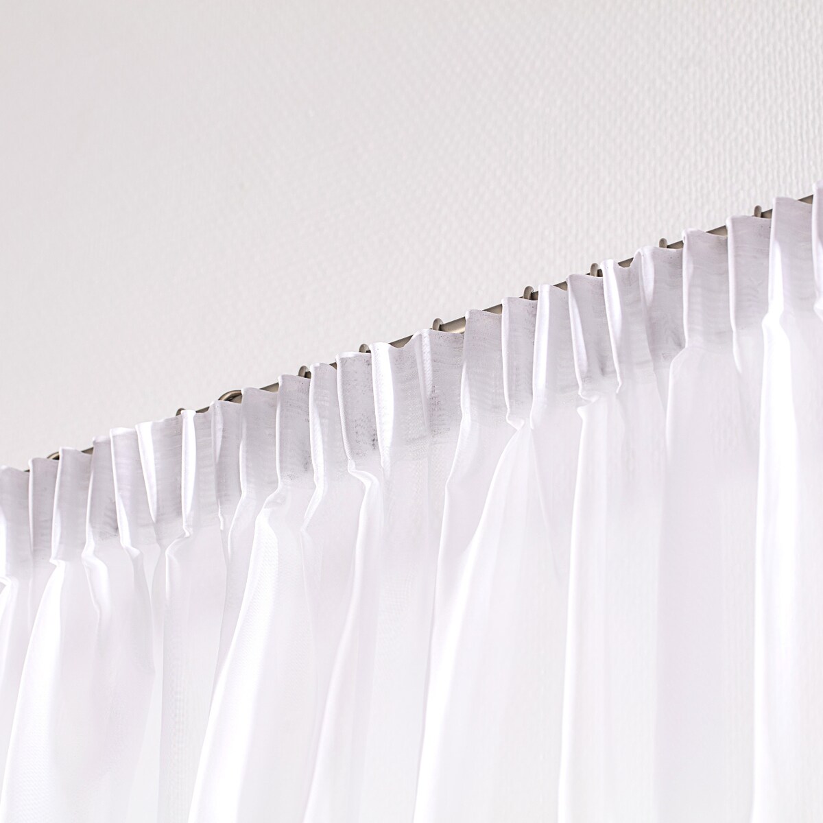 Firana na taśmie 300x265 biały