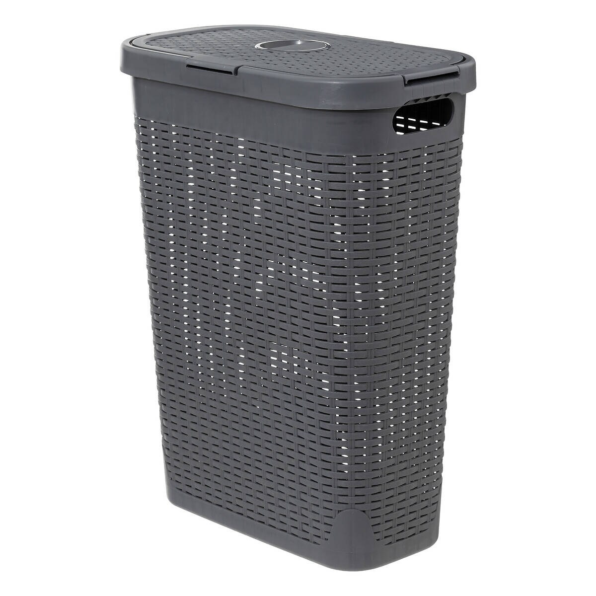 Wysoki kosz na pranie z plastiku, 40 l