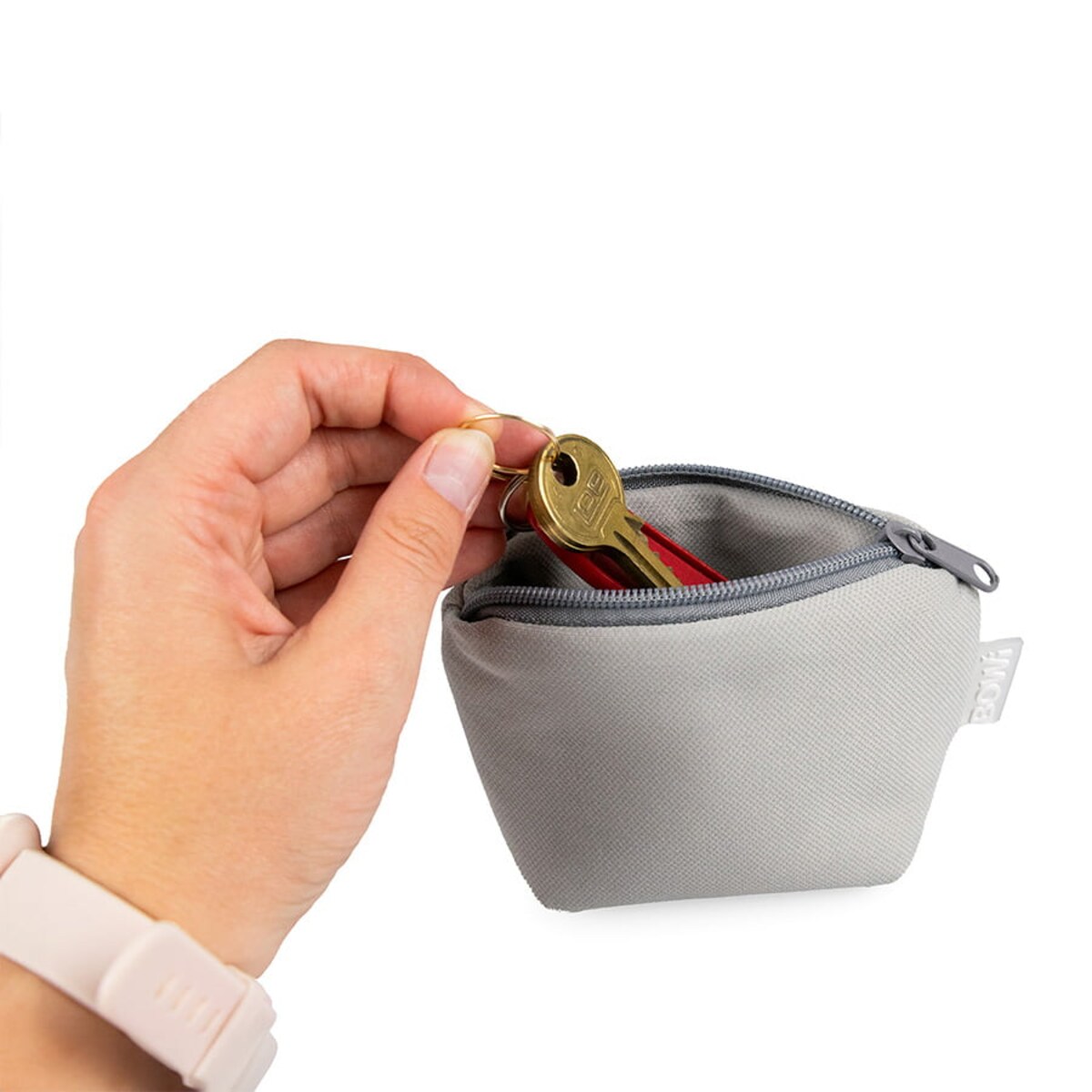 Organizer, etui w rozmiarze XS, kosmetyczka podróżna, wodoodporna, szara