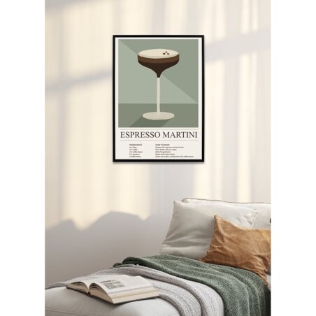 Poster Story, Plakat, Obraz - Espresso Martini No1, wymiary 30 x 42 cm