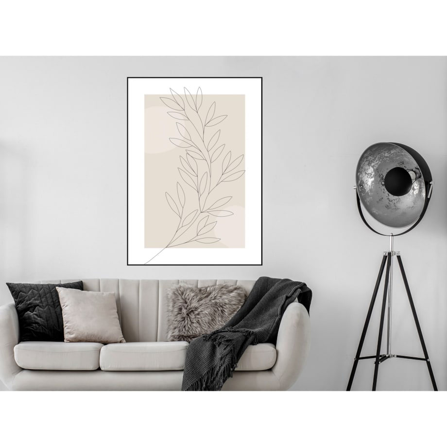Poster Story, Plakat, Obraz - Gałązka w Konturach, wymiary 42 x 60 cm