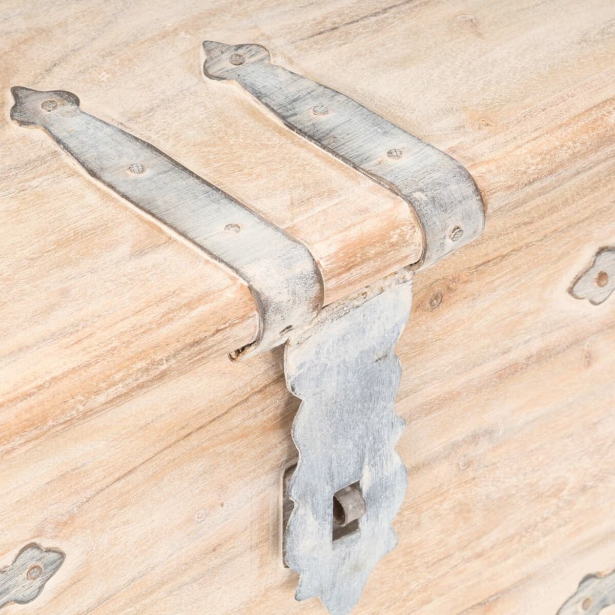 vidaXL Skrzynia, 40x40x40 cm, lite drewno akacjowe