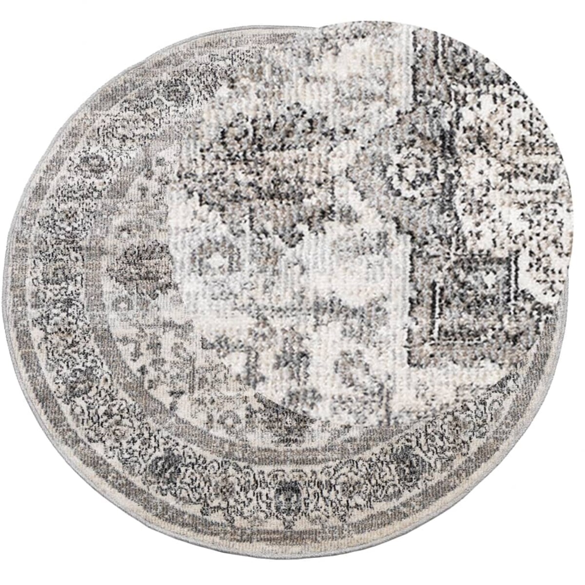 vidaXL Dywan ARBIZU do pomieszczeń i na zewnątrz, vintage, Ø 120 cm