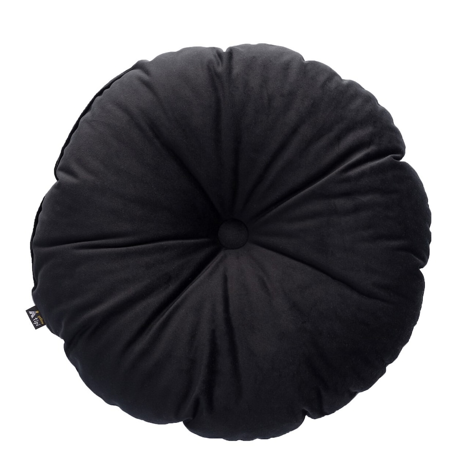 Poduszka Candy Dot, głęboka czerń, 37 cm, Posh Velvet