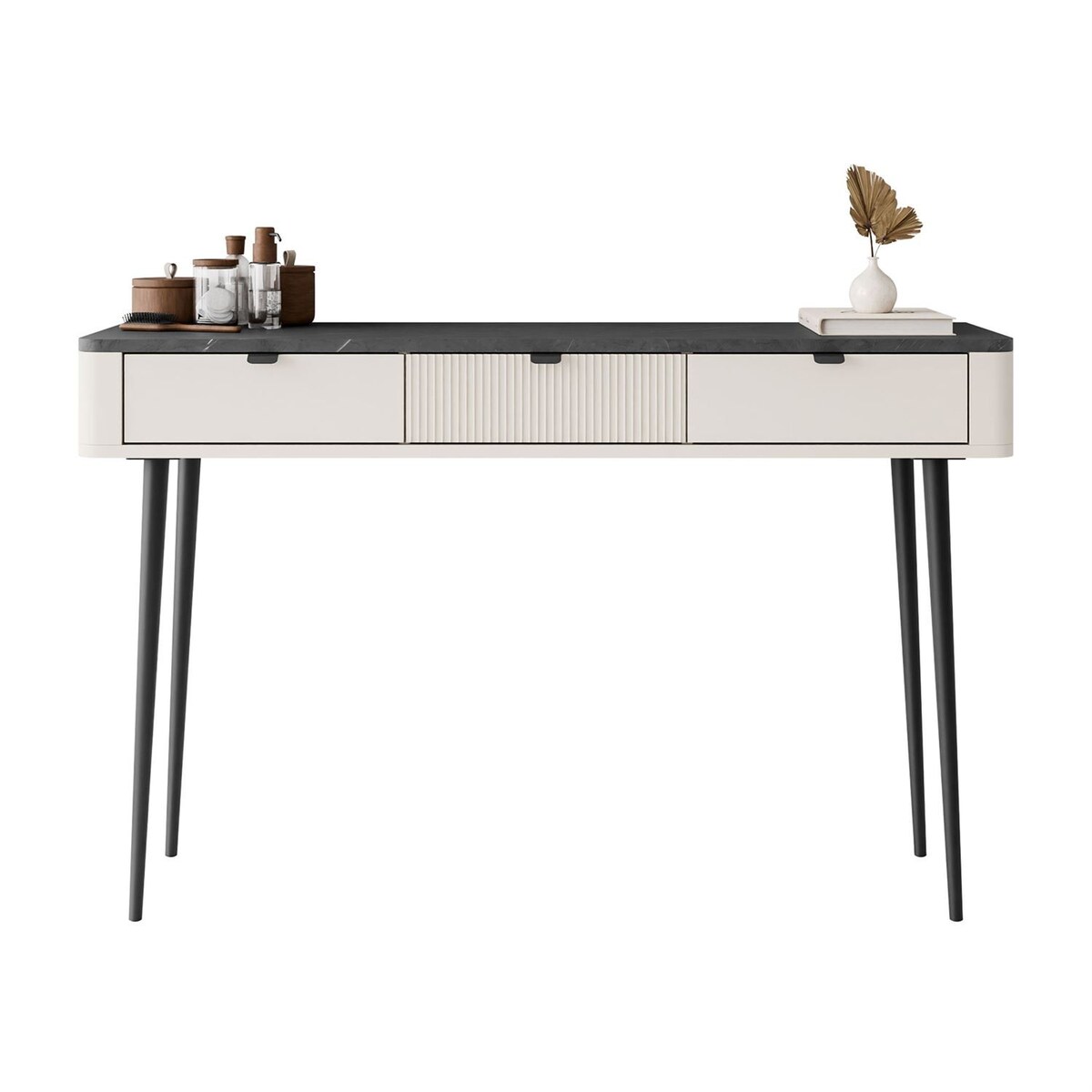 Konsola AUTUMN z szufladami, Kaszmir / Szary Kamień