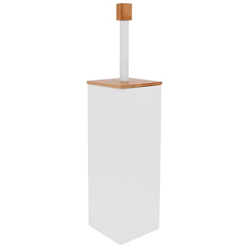 Szczotka toaletowa do czyszczenia WC toalety biała stalowa BRUNBESTE