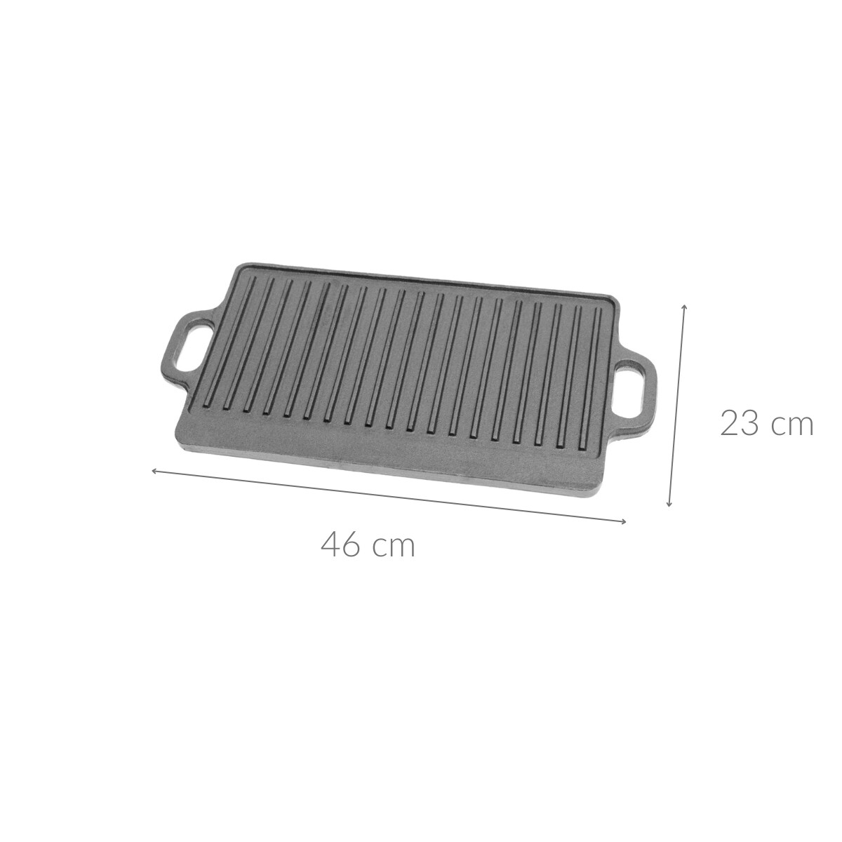 Żeliwna patelnia grillowa MUSTANG, 46 x 23 cm