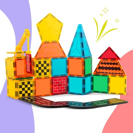 Klocki magnetyczne konstrukcyjne Ricokids RK-780 zestaw 72 el. edukacyjne 778010