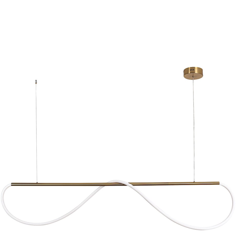 Lampa sufitowa wisząca Light Prestige Meleca złoty LED CCT 3000K/4000K/6000K (regulowana) 1 szt.