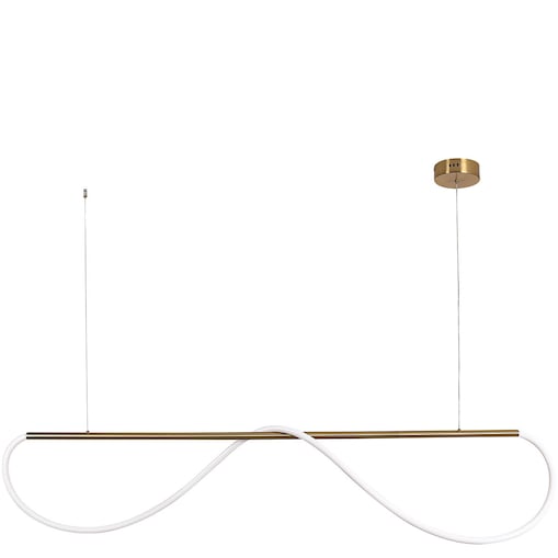 Lampa sufitowa wisząca Light Prestige Meleca złoty LED CCT 3000K/4000K/6000K (regulowana) 1 szt.